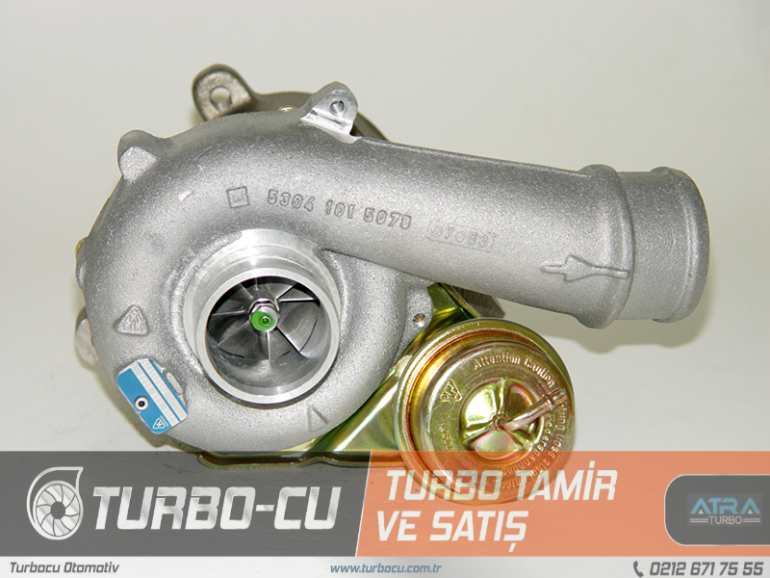 Audi TT 1.8 T Turbosu, 06A145702 Turbo, 53049700020