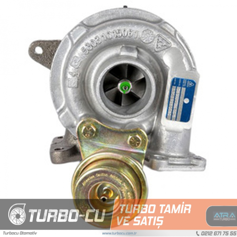 Mercedes A160 CDi Turbo (60 Hp), 53039880019, 53039700019, 5303 988 0019, 6680960399, 6680960199, A6680960399