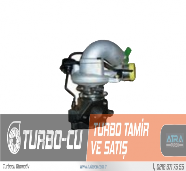 Kia Bongo 2.5 D Turbosu, 282314A800 Turbo, 49590-45607